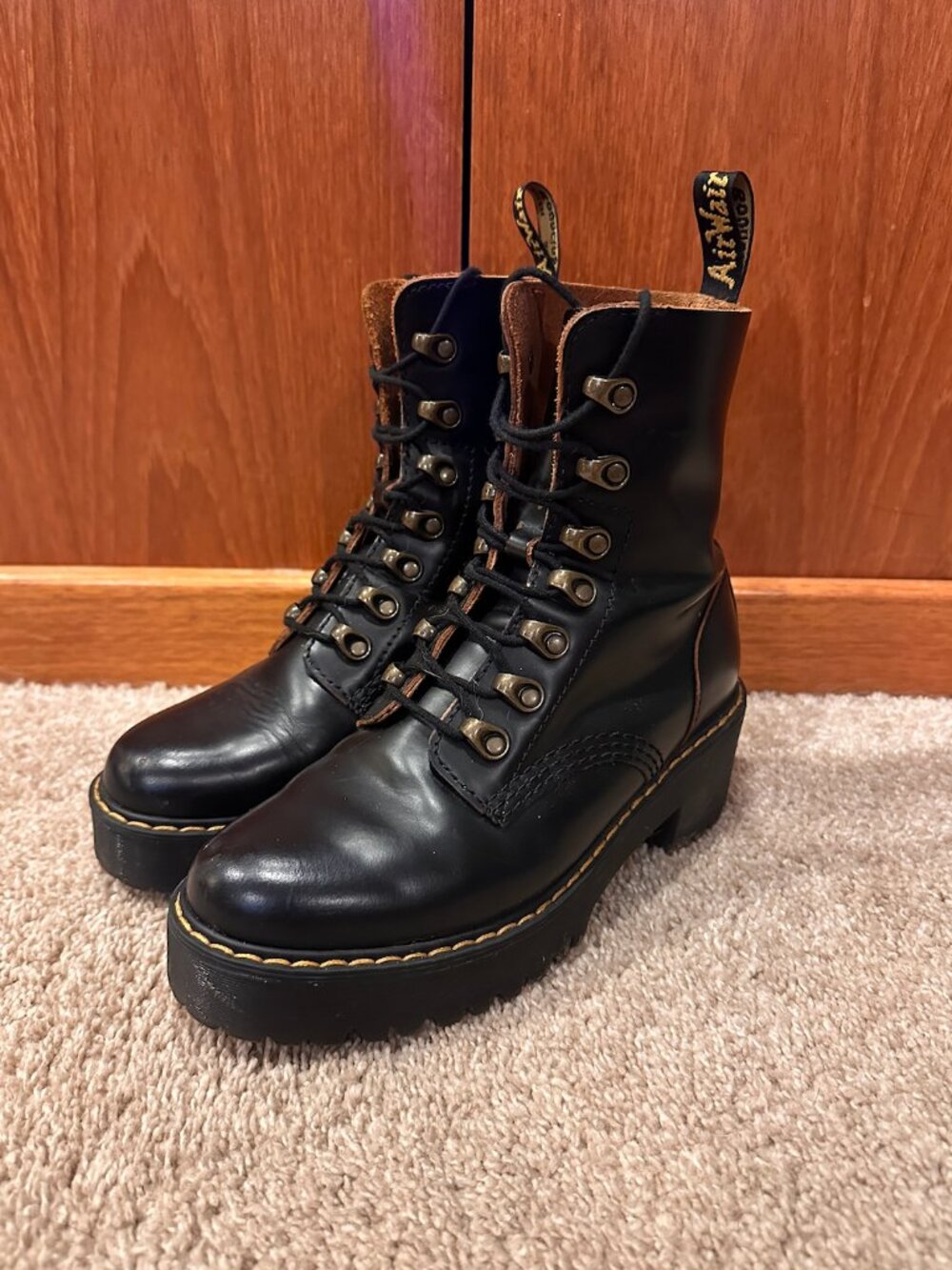 Doc Marten Leona Boots Black 6